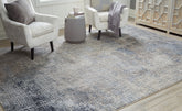 Prime Furniture - Ashley Furniture - Brookhall Rug - 7'10" x 10'6" Rug / Multi - R406101